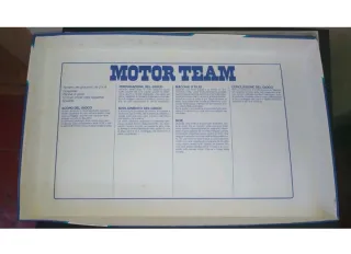 Gioco Motor Team Mondadori Giochi anni '80