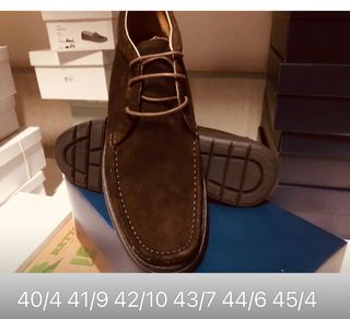 Botín caballero ante marrón surtido de 45 pares