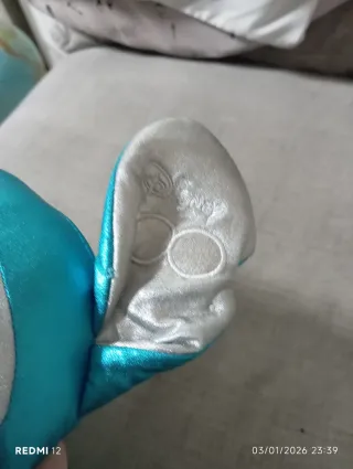 Peluche Stitch Azul y Plateado