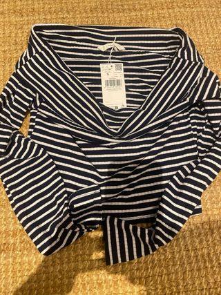 Top Mango Rayas Talla S Nuevo con etiqueta