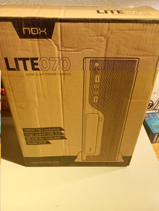 Caja PC NOX Lite 070 Negra 500W