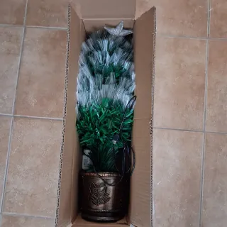 Árbol de Navidad Fibra Óptica 60cm