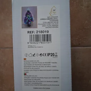 Árbol de Navidad Fibra Óptica 60cm