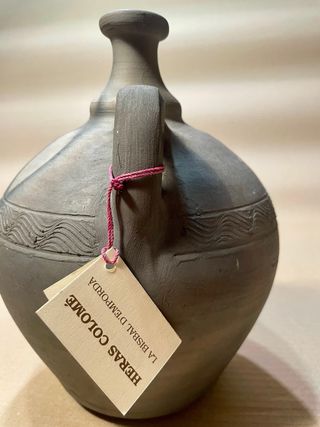 Recipiente de cerámica negra La Bisbal d’Emporda