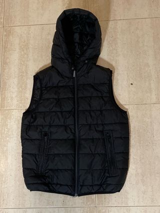 Chaleco Negro Bershka Talla XS Hombre