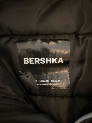 Chaleco Negro Bershka Talla XS Hombre