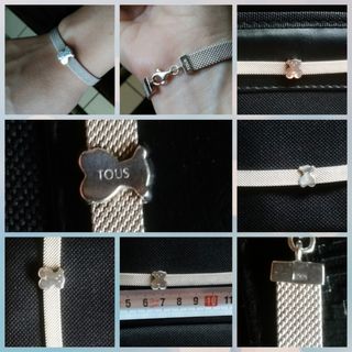 Pulsera Tous Icónica Oso Plata
