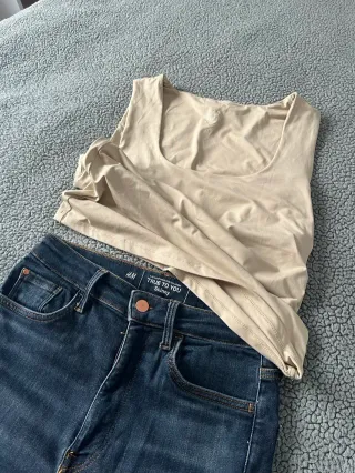 Pack 2 Jeans H&M Skinny + Camiseta Regalo Talla M