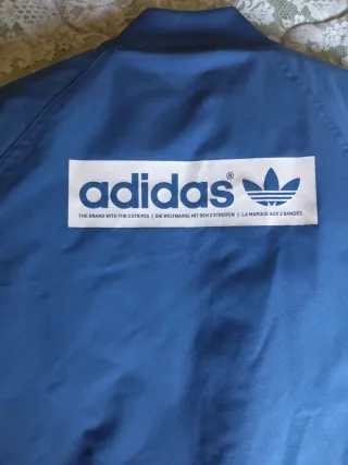Chaqueta Adidas Azul Bomber