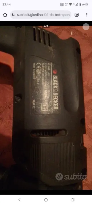 Trapano Black & Decker BL500 500W