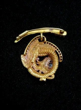 Colgante Dragón Imperial Oro 18k & Diamantes