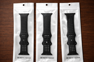 Correa Deportiva Apple Watch Negra/Blanca Nuevo