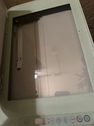 Impresora HP Verde y Blanca