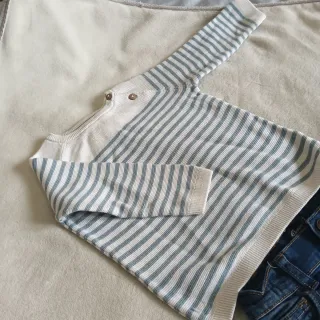 Camisola Bebé Listrada