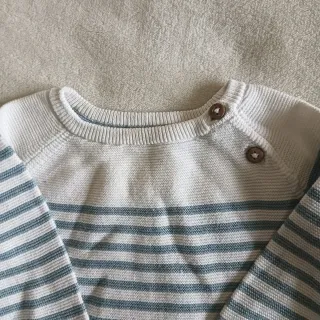 Camisola Bebé Listrada