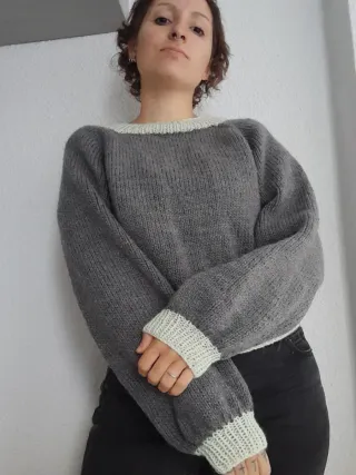 Jersey tejido a mano