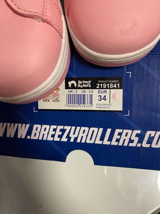 Botas con ruedas Breezy Rollers niña rosa