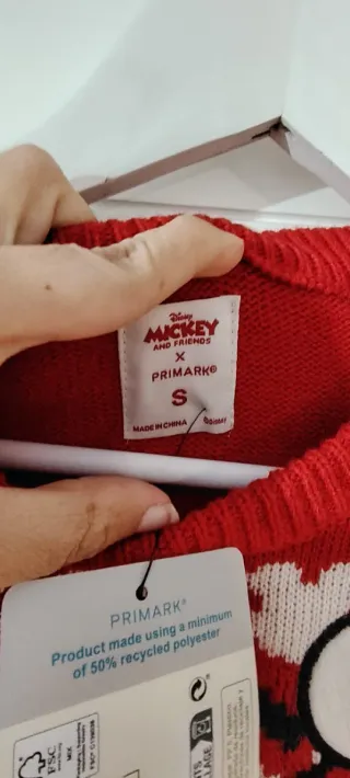 Jersey Minnie Disney Rojo Talla s