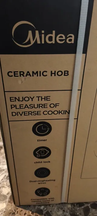 Placa vitrocerámica Midea  !!NUEVA SIN ABRIR !!