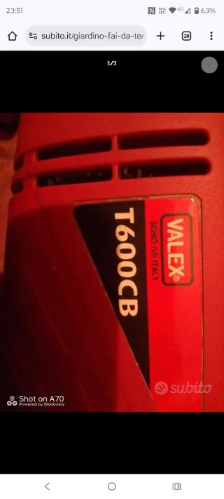 Trapano Valex T600CB rosso