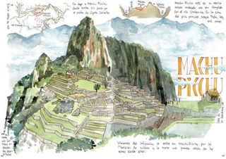 Cuadernos de Perú. Acuarelas de viaje.