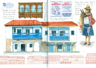 Cuadernos de Perú. Acuarelas de viaje.