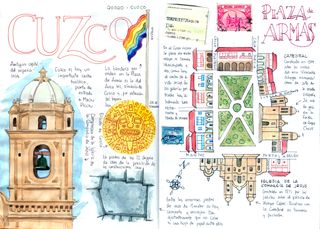 Cuadernos de Perú. Acuarelas de viaje.