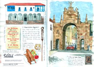 Cuadernos de Perú. Acuarelas de viaje.