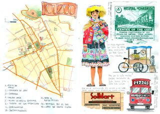 Cuadernos de Perú. Acuarelas de viaje.