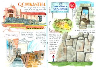Cuadernos de Perú. Acuarelas de viaje.