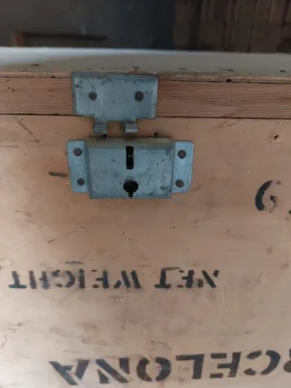 Baúl de madera vintage