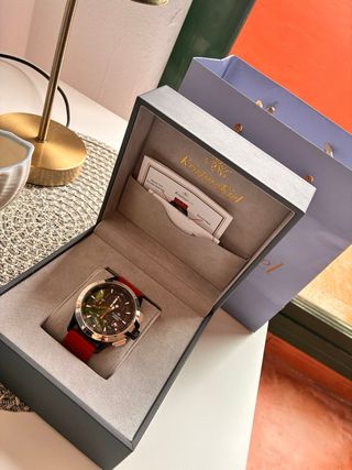 Reloj Kristian Kiel Negro y Rojo