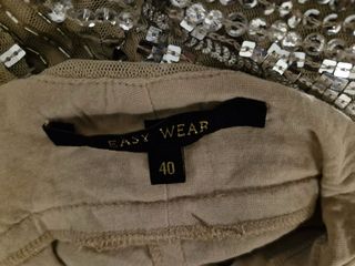 Vestido fiesta dorado