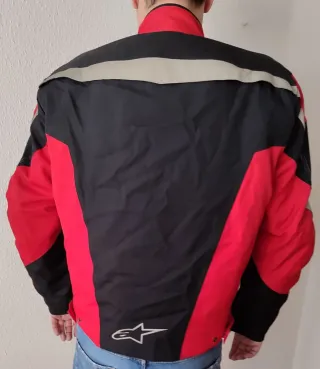 Chaqueta Moto Alpinestars Roja y Negra