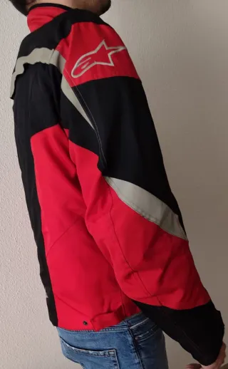 Chaqueta Moto Alpinestars Roja y Negra