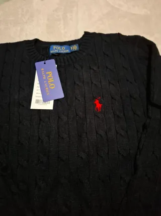 Polo Ralph Lauren Jersey Negro Nuevo