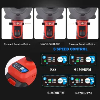 Llave de Impacto Inalámbrica 21V