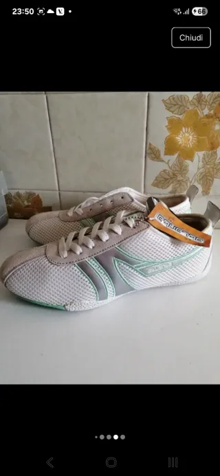 Scarpe Atlanta scamosciate e tela taglia 38