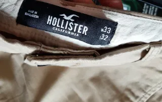 Pantaloni uomo Hollister beige