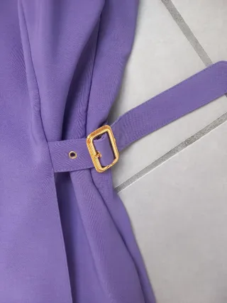 Abito Elisabetta Franchi Made in Italy Viola