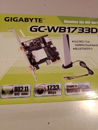 Gigabyte GC-WB1733D-I Tarjeta PCIe WiFi