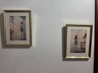 2 Marcos de fotos dorados