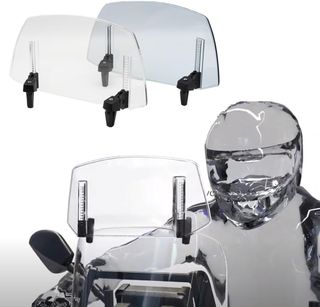 Shkalacar Extensión del parabrisa para moto, Defle