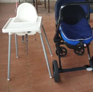 Cochecito bebé + trona regalo!!!!