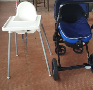 Cochecito bebé + trona regalo!!!!