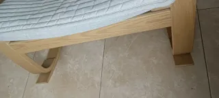 Mecedora Ikea Madera y Tela