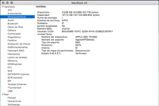 MacBook Air 2011 Plata