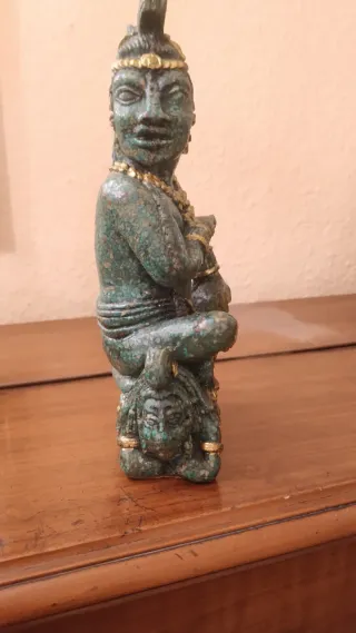 Figuras Aztecas Chac Zutz Vintage.