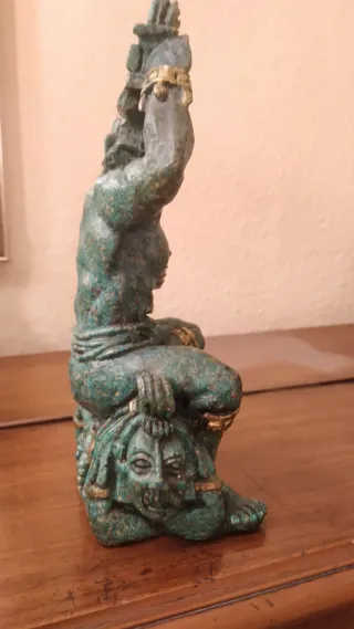 Figuras Aztecas Chac Zutz Vintage.