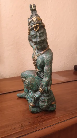 Figuras Aztecas Chac Zutz Vintage.